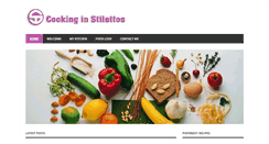 Desktop Screenshot of cookinginstilletos.com